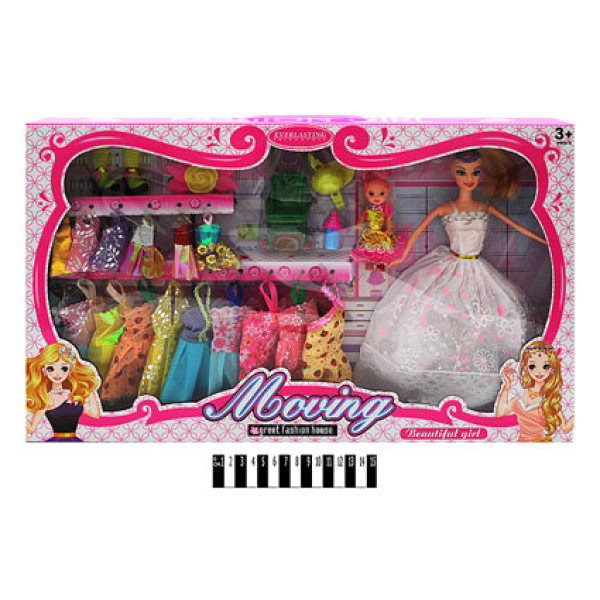 Лялька з гардеробом та аксесуарами YX032-C