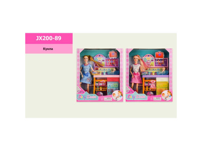Лялька 2 види шарнірна з аксесуарами р-р іграшки - 29 см в кор. 29*75* JX200-89