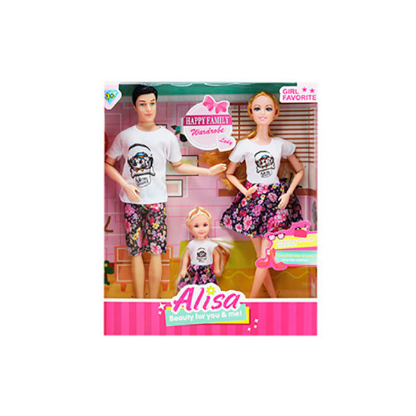 Набір ляльок "Сімя" в коробці YS1908J-1