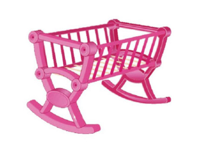 Ліжечко-каталка для ляльок Анюта МАКС.0530