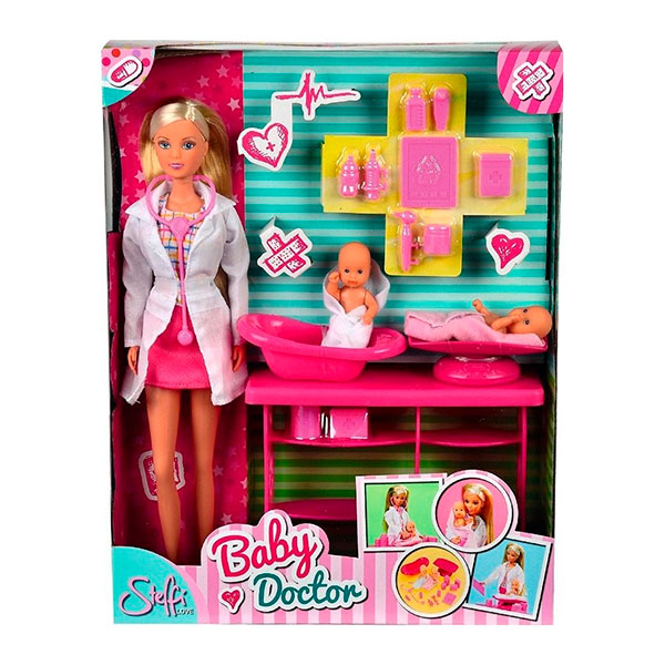 Ляльковий набір Simba Steffi Педіатр 5732608