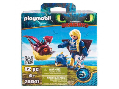 Конструктор Playmobil Dragons Астрід та Хобгобблер 70041