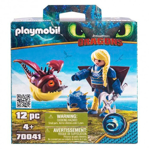 Конструктор Playmobil Dragons Астрід та Хобгобблер 70041