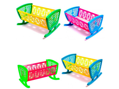 Ліжко для ляльок пластмас різнокольорове 006