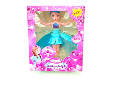 Інтерактивна лялька літаюча Фея USB 8018_Blue