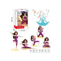 Лялька йогиня з килимком і м'ячем 29 см JJ8677Q Лялька йогиня з килимком і м'ячем 29 см JJ8677Q