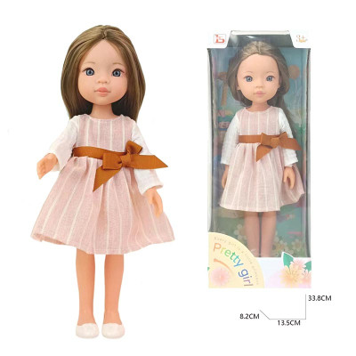 Лялька в сукні з бантом 33см LS1301-5