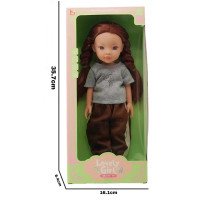 Лялька в штанах і кедах 33см LS1350-6