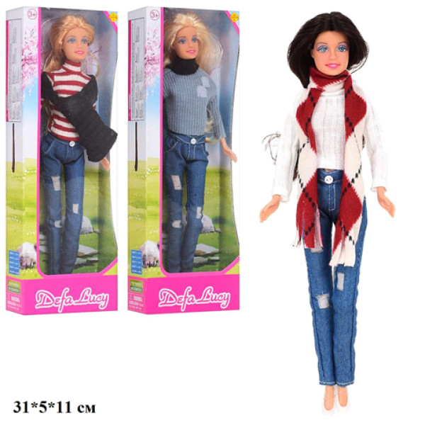 Лялька DEFA 29см 3види в.кор. 8366 Лялька DEFA 29см 3види в.кор. 8366