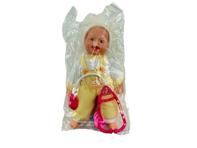 Пупс з аксесуарами 25см X1019/1019-1_Yellow-White