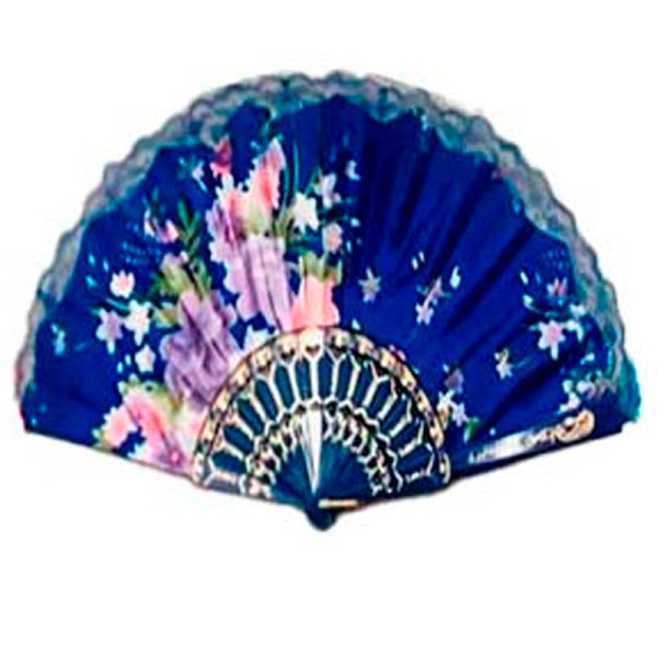 Віяло для дітей 24 см K0109_Blue Віяло для дітей 24 см K0109_Blue