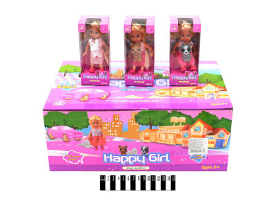 Лялька з песиком K899-34