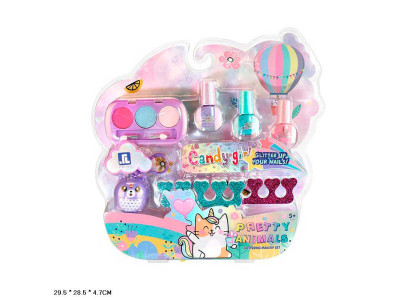 Манікюрний набір лаки для нігтів разделители для пальцев пилочка тени слюда ZR-06A