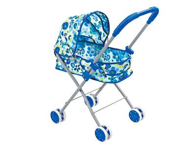 Коляска для ляльок синя FL728-A Коляска для ляльок синя FL728-A