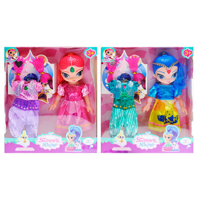 Лялька "Shimmer and Shine" з одягом 2 види 9933D