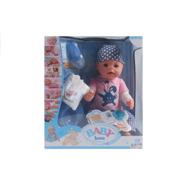 Лялька-пупс інтерактивний з аксесуарами можна купати 8 функцій BL013A