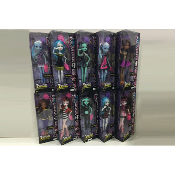 Лялька Monster High шарнірна з аксесуарами (10 видів) YF10010-1