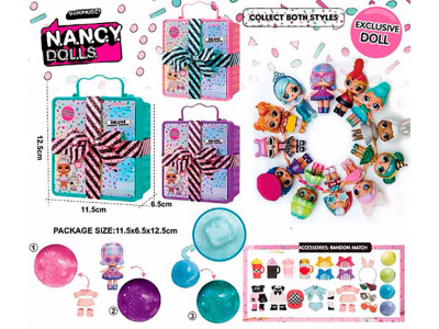 Ігровий набір "Nancy dolls" (3 кулі з сюрпризами) NC2416
