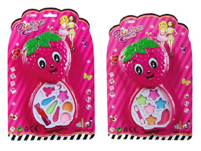 Косметика Суничка 2 види тіні помада пензлик A6892/-1