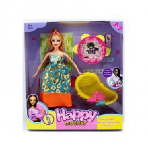 Лялька Happy Mother з ванночкою та аксесуарами GC037755