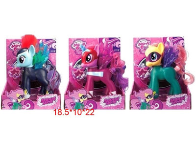 Поні та Єдиноріг із крилами та аксесуарами зі світлозвуковими ефектами 88272/88274/88276
