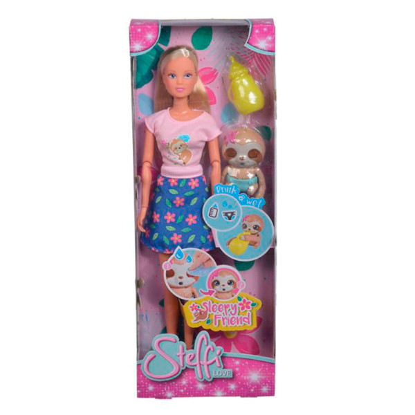 Лялька Штеффі зі сплячим лінивцем з функцією зміни кольору 5733436