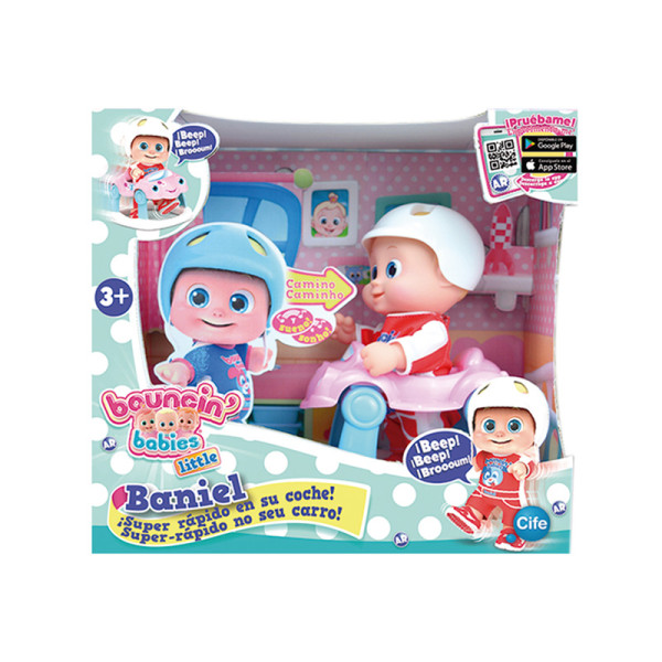 Іграшка лялька арт. 801001 Baniel з машинкою ходить у коробці 26*14*24 см 801001