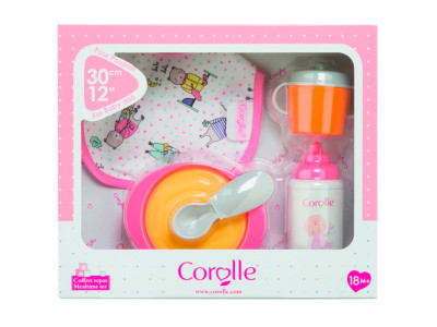 Ігровий набір Corolle "Дитячий сніданок" з тарілкою та пляшечкою 9000110220