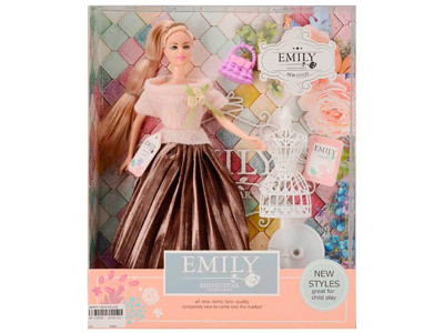 Іграшка Лялька "Emily" арт. QJ077C/QJ077D 2 види з аксес у QJ077C/QJ077D