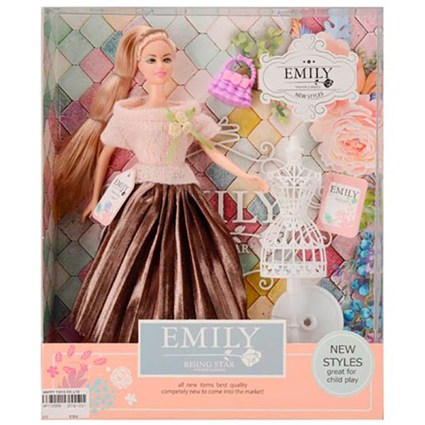 Іграшка Лялька "Emily" арт. QJ077C/QJ077D 2 види з аксес у QJ077C/QJ077D Іграшка Лялька "Emily" арт. QJ077C/QJ077D 2 види з аксес у QJ077C/QJ077D