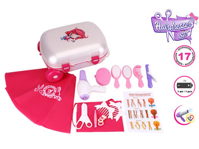Ігровий набір "Набір парикмахера ТехноК" 7631 Ігровий набір "Набір парикмахера ТехноК" 7631