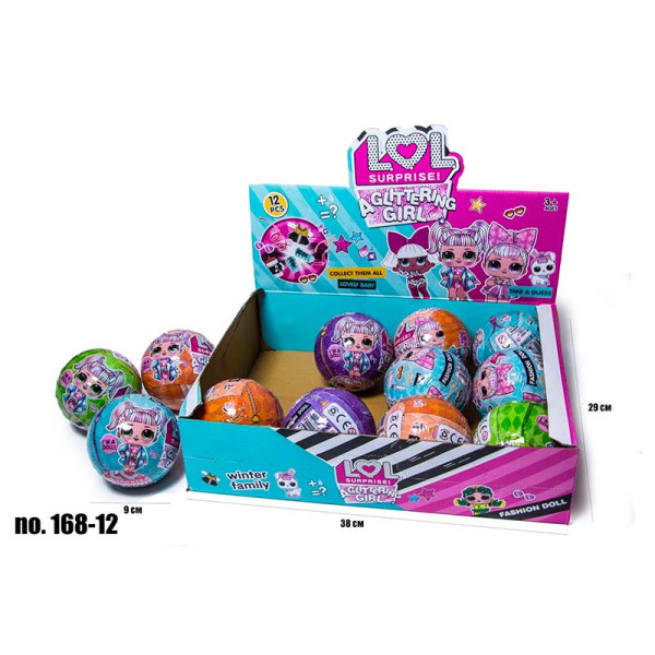 Лялька LOL SURPRISE куля 95 см 166-12