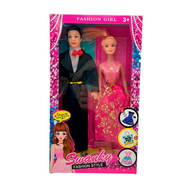 Лялька Swanky сім'я 619-4_Pink-Pink