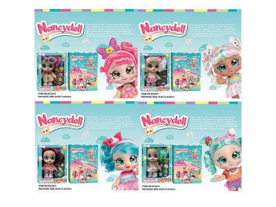 Ігровий набір NANCY DOLLS лялька Peppa-Mint Kids + тістечк NC2411/2/3/4