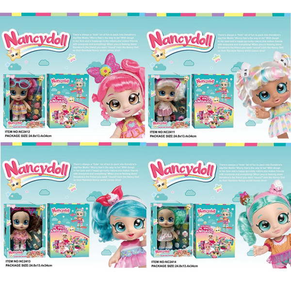 Ігровий набір NANCY DOLLS лялька Peppa-Mint Kids + тістечк NC2411/2/3/4