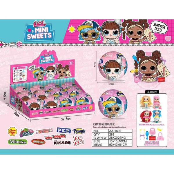 Лялька LOL AA-1692 MINI SWEETS AA-1692 Лялька LOL AA-1692 MINI SWEETS AA-1692