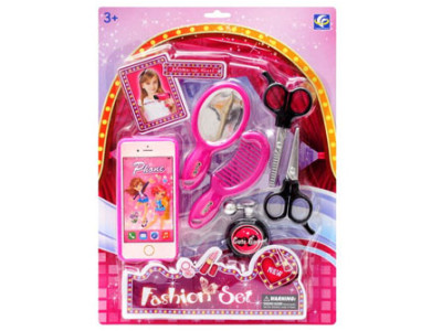 Набір для дівчаток (фен дзеркало телефон) YF743-7