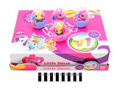 Набір вінілових поні Little horse у яйці SM10086-318