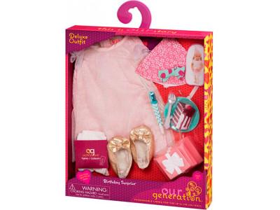 Набір одягу для ляльок Our Generation Deluxe День народження BD30229Z