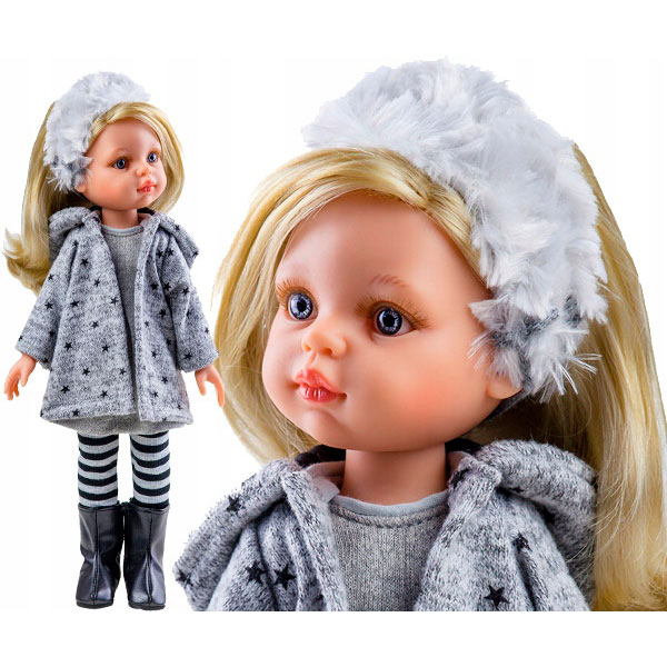 Лялька Клаудіа в сірому 04410