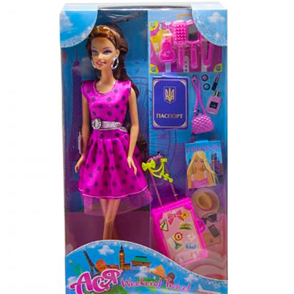 Ася.Лялька Ася 28см з акс-Дитячий майданчик брюнет 35141