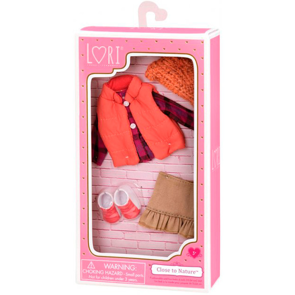 Набір одягу для ляльок Лорі LORI пуховий жилет LO30004Z Набір одягу для ляльок Лорі LORI пуховий жилет LO30004Z