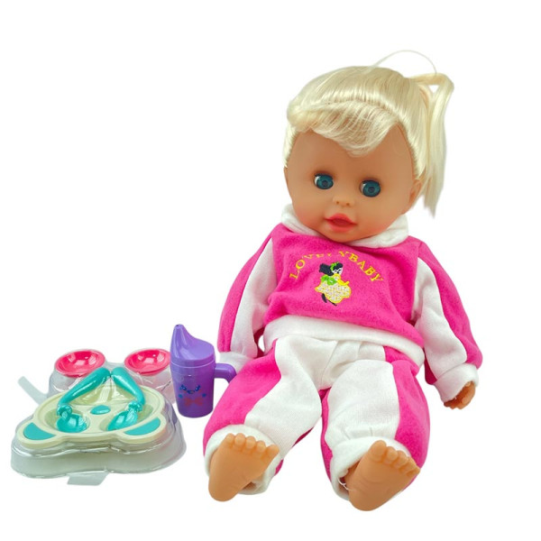 Лялька Пупс зі звуком JK9037-2Q_Pink