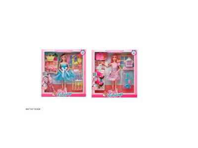 Лялька типу Барбі арт. HZ9024A/B (60шт/2) мікс 2 види. аксес короб. 30*55* HZ9024A/B