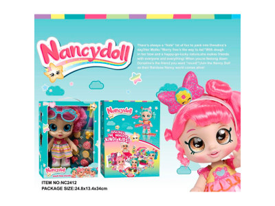 Ігровий набір NANCY DOLLS лялька Donatina Kindi Kids + тістечка NC2412