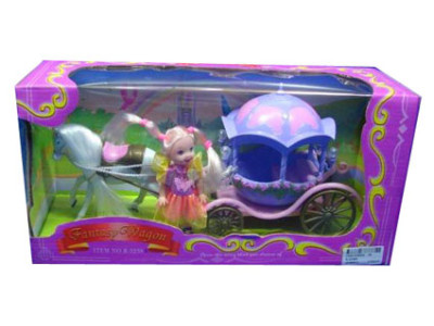 Карета з конячкою та лялечкою R-3238A