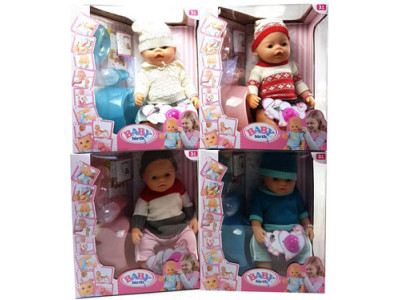 Пупс функціональний Baby Born 9 функцій (4 види) 8006-EFML Пупс функціональний Baby Born 9 функцій (4 види) 8006-EFML