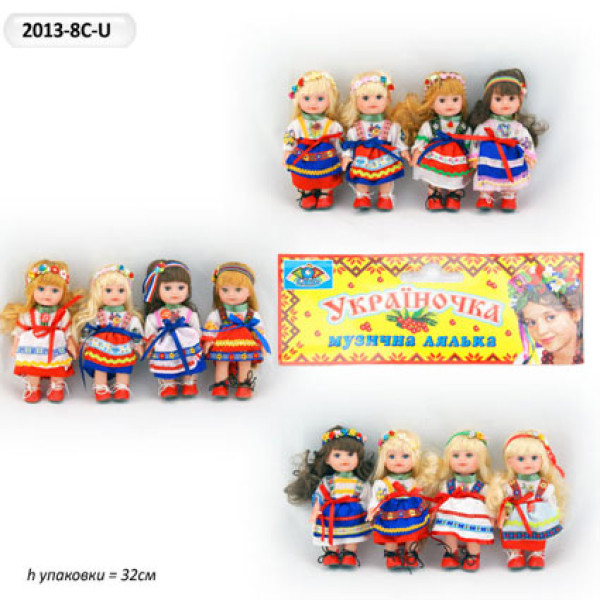 Лялька Україночка музична (12 видів) 2013-8C-U