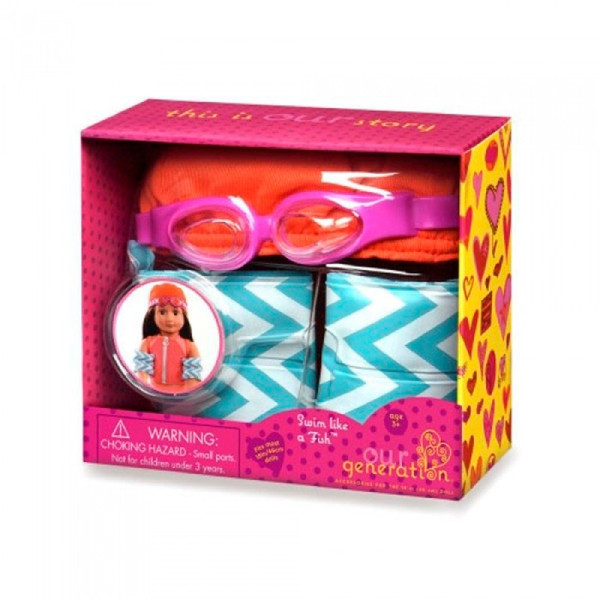 Набір аксесуарів Our Generation для плавання BD37239Z Набір аксесуарів Our Generation для плавання BD37239Z