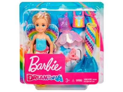 Лялька Barbie "Чарівне перевтілення Челсі з Дрімтолії" FJD00